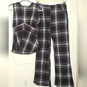 Plaid set - shirt and pants
